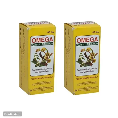 Buy Omega Pain Killer Liniment Oil Liquid 60ml Pack Of 2