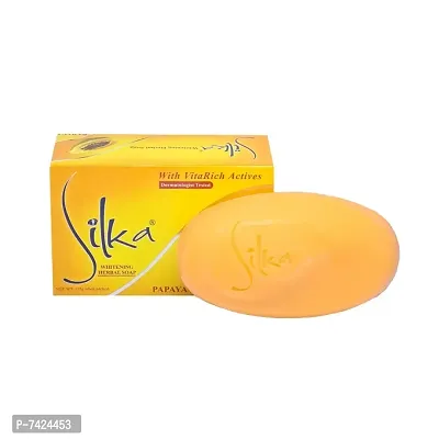 SILKA PAPAYA SKIN BRIGHTNESS SOAP (135 g)