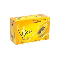 Silka Papaya Fairness Soap - 135g (Pack Of 1)-thumb1