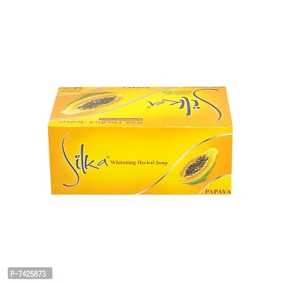 Silka Papaya Fairness Soap - 135g (Pack Of 4)-thumb4