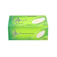 Silka Green Papaya Whitening Soap - 135g (Pack Of 1)-thumb3
