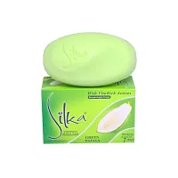 Silka Green Papaya Whitening Soap - 135g (Pack Of 3)-thumb1