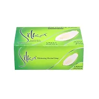 Silka Green Papaya Whitening Soap - 135g (Pack Of 4)-thumb3