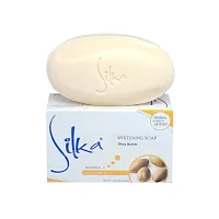 Silka Shea Butter Whitening Soap - 135g (Pack Of 2)-thumb1