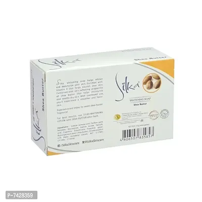 Silka Shea Butter Whitening Soap - 135g (Pack Of 2)-thumb3