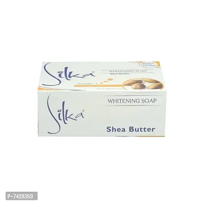 Silka Shea Butter Whitening Soap - 135g (Pack Of 2)-thumb4