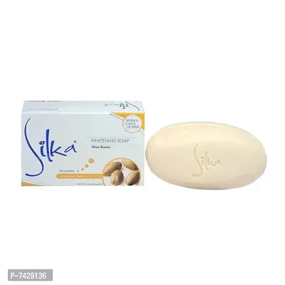 SILKA WHITENING HERBAL SOAP SHEA BUTTER (135g)-thumb0