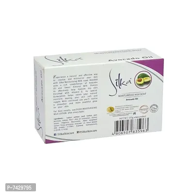 Silka Avocado Moisturizing Milk Soap - 135g (Pack Of 1)-thumb3