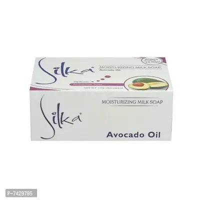 Silka Avocado Moisturizing Milk Soap - 135g (Pack Of 1)-thumb4