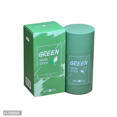 Green Tea Oil Control Cleansing Solid Mask Stick - 40g (Pack of 1)-thumb0