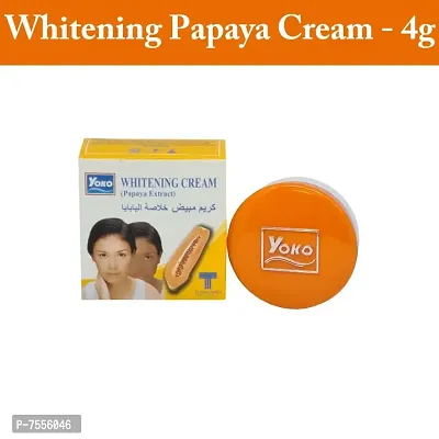 Yoko Whitening Papaya Extract Cream - 4g-thumb0