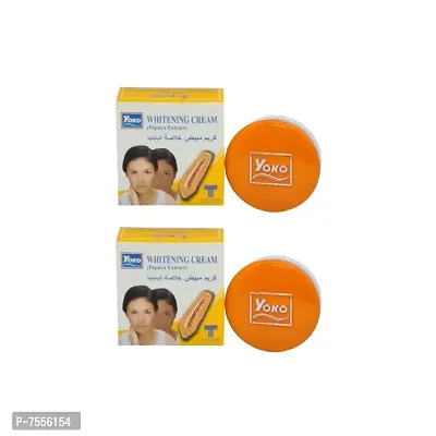 Yoko Whitening Papaya For Men  Women Cream - Pack Of 2 (4gm)