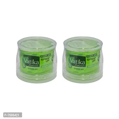 Vatika Naturals Strong Hold Styling Gel - 250ml (Pack Of 2)-thumb0