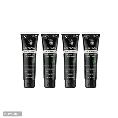 YC Whitening Bamboo Charcoal Face Wash - 100g (Pack Of 4)-thumb0