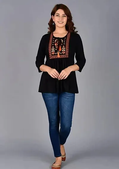 Stylish Rayon Top For Women