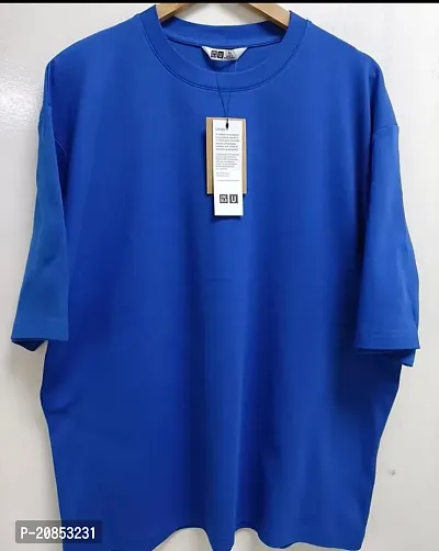 Reliable Blue Cotton Tshirt For Men