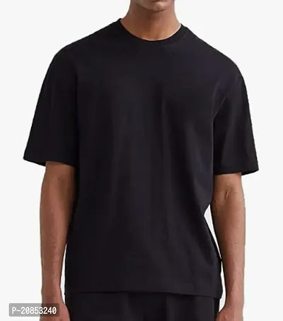 Reliable Black Cotton Tshirt For Men-thumb0