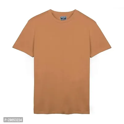 Reliable Brown Cotton Tshirt For Men-thumb0