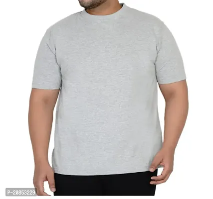 Reliable Grey Cotton Tshirt For Men-thumb0