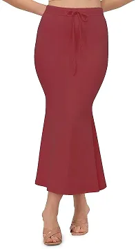 Fish Cut Lycra Shapewear Women's Lycra Full Elastic Saree Shapewear Petticoat (Multicoloured)-thumb2