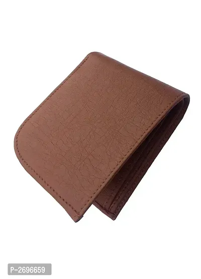 Men's Leatherette Short Length Two Fold Wallet