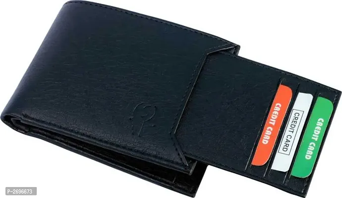Men's Leatherette Short Length Two Fold Wallet