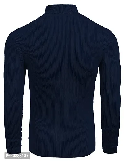 Modern Wool Sweatshirt High Neck for Men-thumb2