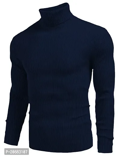 Modern Wool Sweatshirt High Neck for Men-thumb0