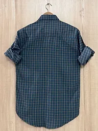 Clothster White  Check Shirt For Men-thumb1