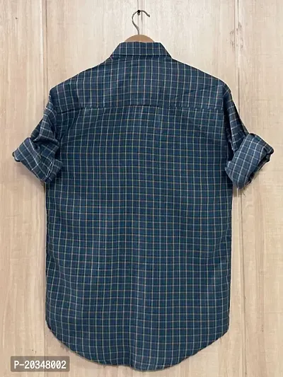 Clothster White  Check Shirt For Men-thumb2