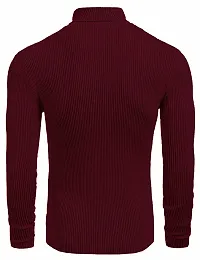 Classic Wool Blend Solid Sweatshirt for Men-thumb2