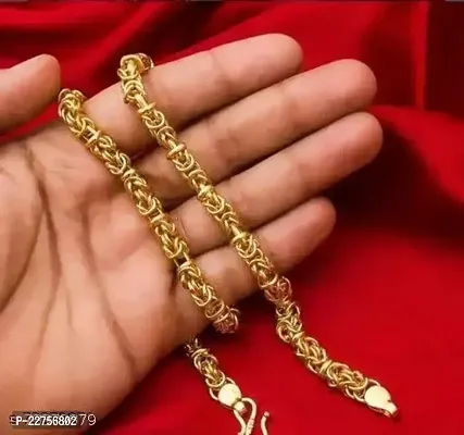 1 Gram Gold plated Chain For Boys and Man Gold-plated Plated Alloy Chain (20 Inch)Water And Sweat Proof Jawellery-thumb4