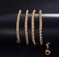 Golden Criss Cross Chains For Unisex (23 Inch)-thumb1