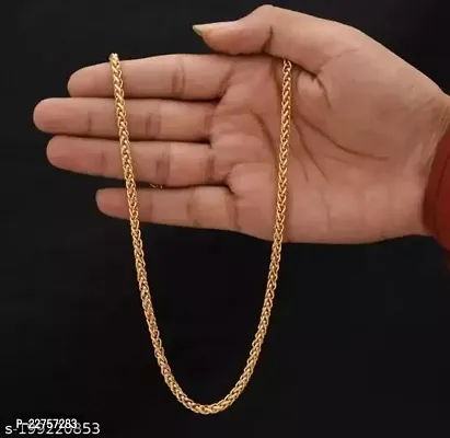 Trending Chain Gold-plated Plated Brass Chain(23 Inch)Water And Sweat Proof Jawellery-thumb2