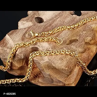 Designer Gold-plated Plated Brass Chain