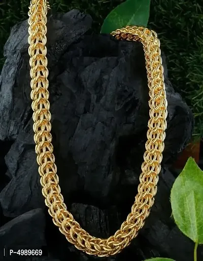 Trendy  Fancy Men Gold-plated Plated Metal Chain