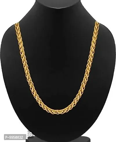 Designer Gold-Plated Brass Chain For Men-thumb0