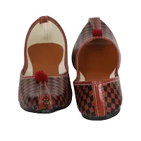 Royal Khwaab Women's Daily/Casual/Ethnicwear Slip-on Flat Jutti/Mojari/Belly/Punjabi Jutti? Brown-thumb3