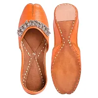 Royal Khwaab Women's Punjabi Jutti 100% Leather MojariStylish Ethinic Wear Tradiional Stylish Classy Look74-thumb4