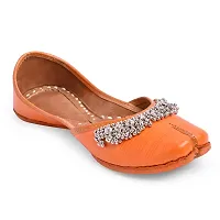 Royal Khwaab Women's Punjabi Jutti 100% Leather MojariStylish Ethinic Wear Tradiional Stylish Classy Look74-thumb3