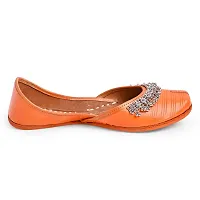 Royal Khwaab Women's Punjabi Jutti 100% Leather MojariStylish Ethinic Wear Tradiional Stylish Classy Look74-thumb2