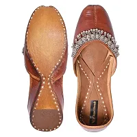 Royal Khwaab Women's Punjabi Jutti 100% Leather MojariStylish Ethinic Wear Tradiional Stylish Classy Look74-thumb3