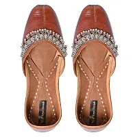 Royal Khwaab Women's Punjabi Jutti 100% Leather MojariStylish Ethinic Wear Tradiional Stylish Classy Look74-thumb4
