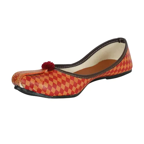 Royal Khwaab Women's Daily/Casual/Ethnicwear Slip-on Flat Jutti/Mojari/Belly/Punjabi Jutti