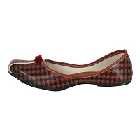 Royal Khwaab Women's Daily/Casual/Ethnicwear Slip-on Flat Jutti/Mojari/Belly/Punjabi Jutti? Brown-thumb2