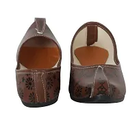 Royal Khwaab Women's Daily/Casual/Ethnicwear Slip-on Flat Jutti/Mojari/Belly/Punjabi Jutti? Brown-thumb4