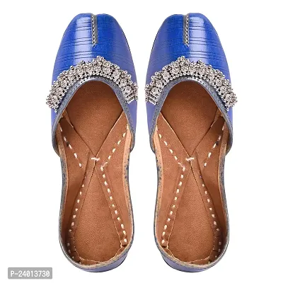 Royal Khwaab Women's Punjabi Jutti 100% Leather MojariStylish Ethinic Wear Tradiional Stylish Classy Look74