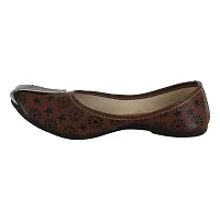 Royal Khwaab Women's Daily/Casual/Ethnicwear Slip-on Flat Jutti/Mojari/Belly/Punjabi Jutti? Brown-thumb2