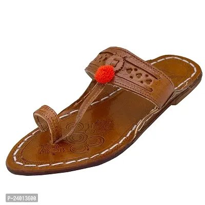 Royal Khwaab Women's Kolhapuri chappals Leather hardcrafted Stylish,Ethinicwear  Dailywear Designed with Excellence 100% Comfortable.