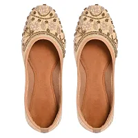 Royal Khwaab Women's Punjabi Jutti 100% Leather MojariStylish Ethinic Wear Tradiional Classy Look  Stylish-thumb4